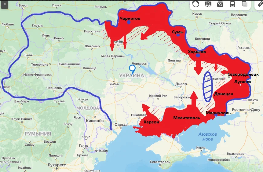 Операция на украине дата начала. Карта войны на Украине в начале. Начало спецоперации карта. Начало войны с Украиной граница.
